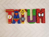 Superhero Letters - 5 Letter Name