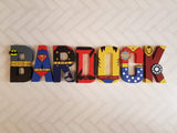 Superhero Letters - 7 Letter Name