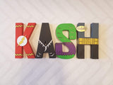 Superhero Letters - 4 Letter Name