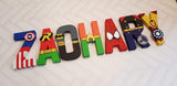 Superhero Letters - 7 Letter Name