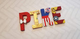 Superhero Letters - 4 Letter Name