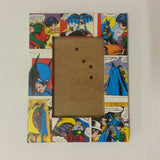Batman & Robin Frame -  Super Hero - Comic Book -  Decoupage Picture Frame 6"x4" or 7"x5" Gifts for Boys