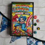 SPECIAL OFFER Marvel Superhero Vintage Comic Book Cover. Superhero Frame. Avenegrs Frame. Comic Book Print. Captain America. Spiderman. Hulk