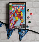 SPECIAL OFFER Marvel Superhero Vintage Comic Book Cover. Superhero Frame. Avenegrs Frame. Comic Book Print. Captain America. Spiderman. Hulk