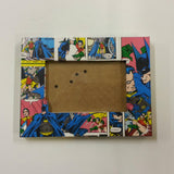 Batman & Robin Frame -  Super Hero - Comic Book -  Decoupage Picture Frame 6"x4" or 7"x5" Gifts for Boys