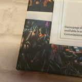 Black Panther Frame - Super Hero -  Comic Book -  Decoupage Picture Frame 6"x4" or 7"x5" Gifts for Boys - Gifts for Black Panther Fan