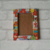 The Flash Frame -  Super Hero -  Comic Book-  Decoupage Picture Frame 6"x4" or 7"x5" Gift for Boys - Gift for Flash Fan