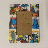 Batman & Robin Frame -  Super Hero - Comic Book -  Decoupage Picture Frame 6"x4" or 7"x5" Gifts for Boys