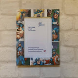 Captain America Fram - Super Hero  - Comic Book  - Decoupage Picture Frame 6"x4" or 7"x5" - Gifts for Boys