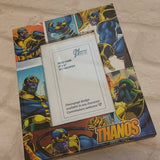 Thanos Frame -  Super Hero - Comic Book - Decoupage Picture Frame 6"x4" or 7"x5" -  Gifts for Boys - Gift for Thanos Fan