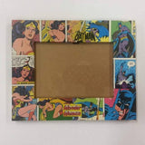 Custom Frame - - Couples Frame - Superhero Frame-  Comic Book Frame - Decoupage Picture Frame 6"x4" or 7"x5" - Custom Made Frame