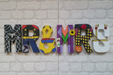Mr & Mrs Sign - Superhero Wedding - Top Table Sign - Hand Painted letters - MADE TO ORDER - Mr and Mr letters - Mrs and Mrs Wedding Sign