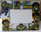 Hulk Frame - Superhero Comic Book Decoupage Picture Frame 6"x4" or 7"x5" - Gifts for Boys - Gift for Hulk Fan