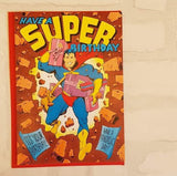 Super Birthday Card - Comic Book Birthday Card - Pop Art Birthday Card - Card for Her - Card for Him - Card for Women - Card for Men