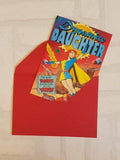 Daughter Birthday Card - Comic Book Birthday Card - Pop Art Birthday Card - Card for Her - Card for Daugtersh- Card for Women - Funny Card