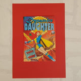 Daughter Birthday Card - Comic Book Birthday Card - Pop Art Birthday Card - Card for Her - Card for Daugtersh- Card for Women - Funny Card