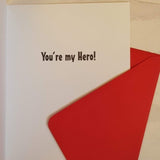 Father's Day Card - Comic Book Card - Pop Art Card - Card for Him - Card for Dad - Card for Men- Superhero Card