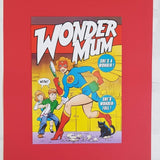 Birthday Card - Wonder Mum Card - Comic Book Card - Pop Art Card - Card for Her - Card for Mom - Card for Women - Superhero Card