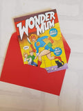 Birthday Card - Wonder Mum Card - Comic Book Card - Pop Art Card - Card for Her - Card for Mom - Card for Women - Superhero Card