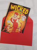 Birthday Card - Mighty Woman Card -Comic Book Birthday Card - Pop Art Birthday Card - Card for Her - Card for Women - Superhero Card