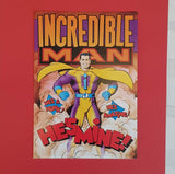 Funny Birthday Card - Comic Book Birthday Card - Pop Art Birthday Card - Card for Him - Card for Dad - Card for Men - Superhero Card
