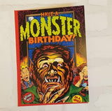 Monster Birthday Card - Comic Book Birthday Card - Pop Art Birthday Card - Card for Him- Card for Dad - Card for Birthday Boy