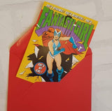 Superhero Birthday Card - Comic Book Birthday Card - Pop Art Birthday Card - Card for Her - Card for Mom - Card for Women - Funny Card