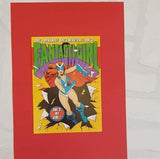 Superhero Birthday Card - Comic Book Birthday Card - Pop Art Birthday Card - Card for Her - Card for Mom - Card for Women - Funny Card