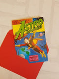 Brother Birthday Card - Comic Book Birthday Card - Pop Art Birthday Card - Card for brother - Card for Him - Card for boys- SuperheroCard