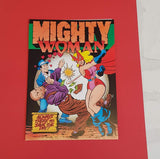 Birthday Card - Mighty Woman Card -Comic Book Birthday Card - Pop Art Birthday Card - Card for Her - Card for Women - Superhero Card