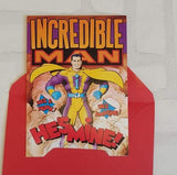 Funny Birthday Card - Comic Book Birthday Card - Pop Art Birthday Card - Card for Him - Card for Dad - Card for Men - Superhero Card