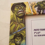 Hulk Frame - Superhero Comic Book Decoupage Picture Frame 6"x4" or 7"x5" - Gifts for Boys - Gift for Hulk Fan