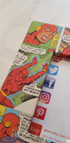 The Flash Frame -  Super Hero -  Comic Book-  Decoupage Picture Frame 6"x4" or 7"x5" Gift for Boys - Gift for Flash Fan