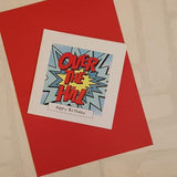Over The Hill Birthday Card Pop Art Birthday Card