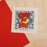Over The Hill Birthday Card Pop Art Birthday Card