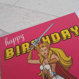 Happy Birthday She-Ra Card SHE5