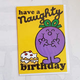 Little Miss Naughty Card Birthday Card MR41