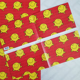 Mr Men Wrapping Paper Red