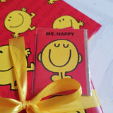 Mr Men Wrapping Paper Red