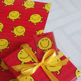 Mr Men Wrapping Paper Red