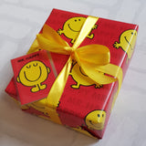 Mr Men Wrapping Paper Red