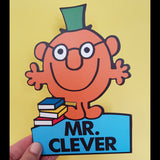 Mr Men Mr Clever Card Graduation Card Well Done Card MR41