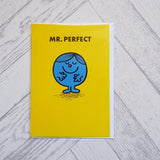 Mr Men Mr Perfect Valentine's Day Card MR6