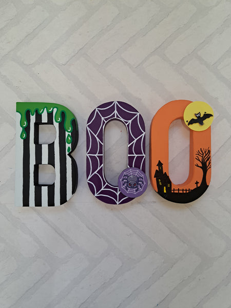 Halloween BOO letters