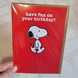 Snoopy Birthday Card SNOOP13