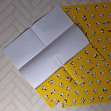 Peanuts Snoopy Gift Wrap Yellow