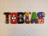 Superhero Letters - 6 Letter Name