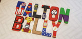 Superhero Letters For Kids Bedroom - 10-20 Letters
