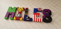 Superhero Letters - 5 Letter Name