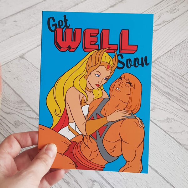 Get Well Soon Card HE6